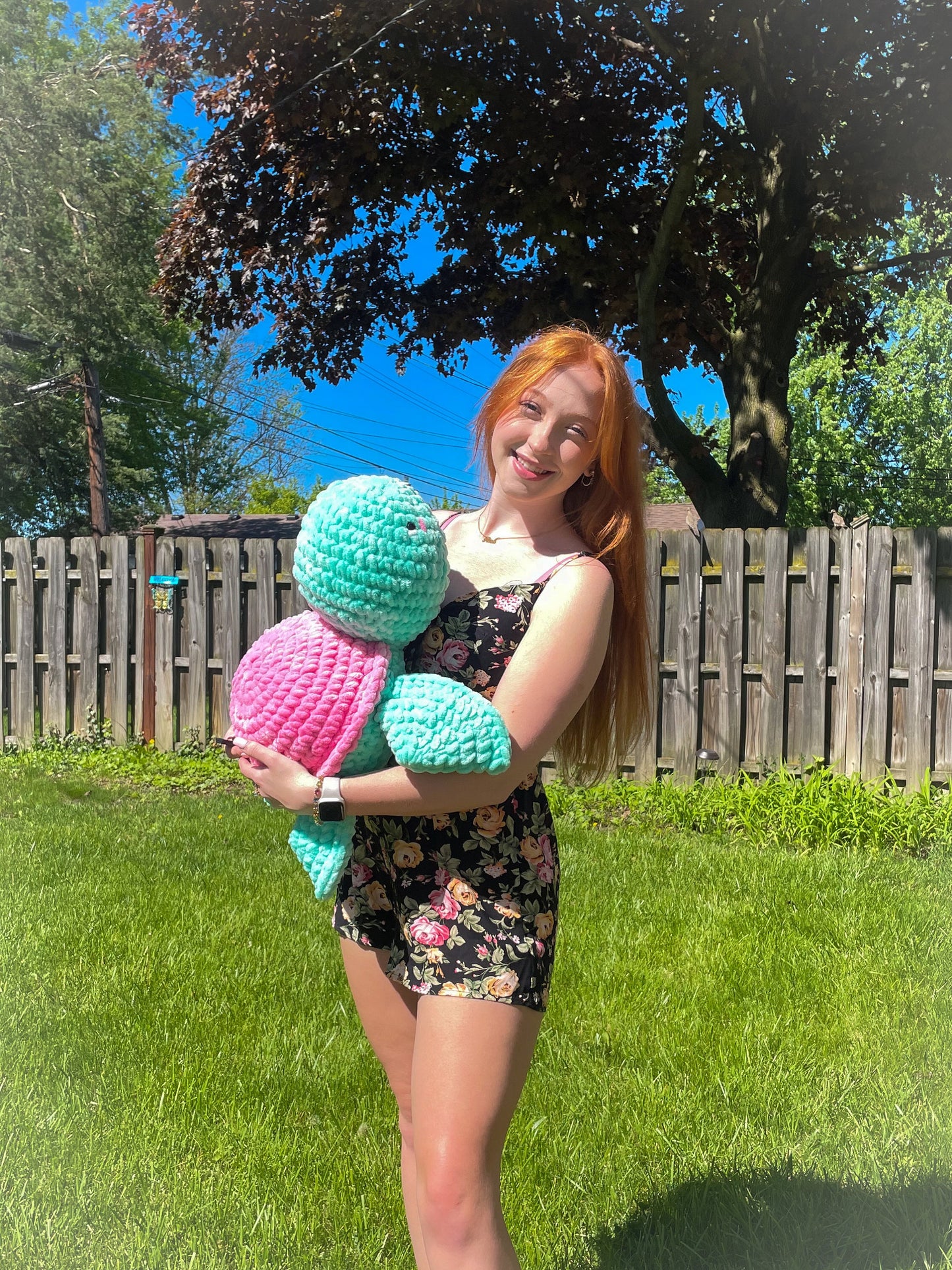 Jumbo Crochet Turtle