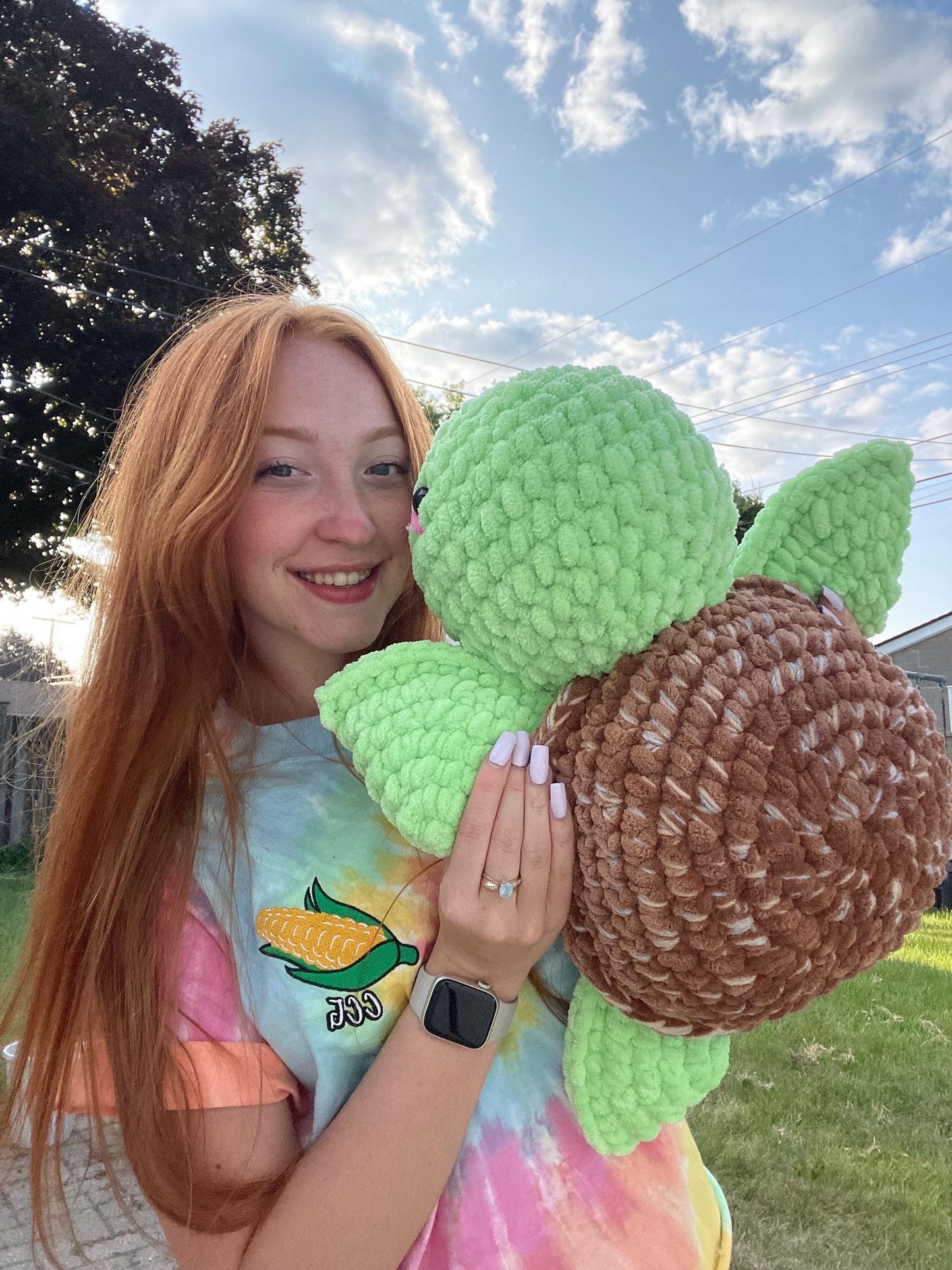 Jumbo Crochet Turtle