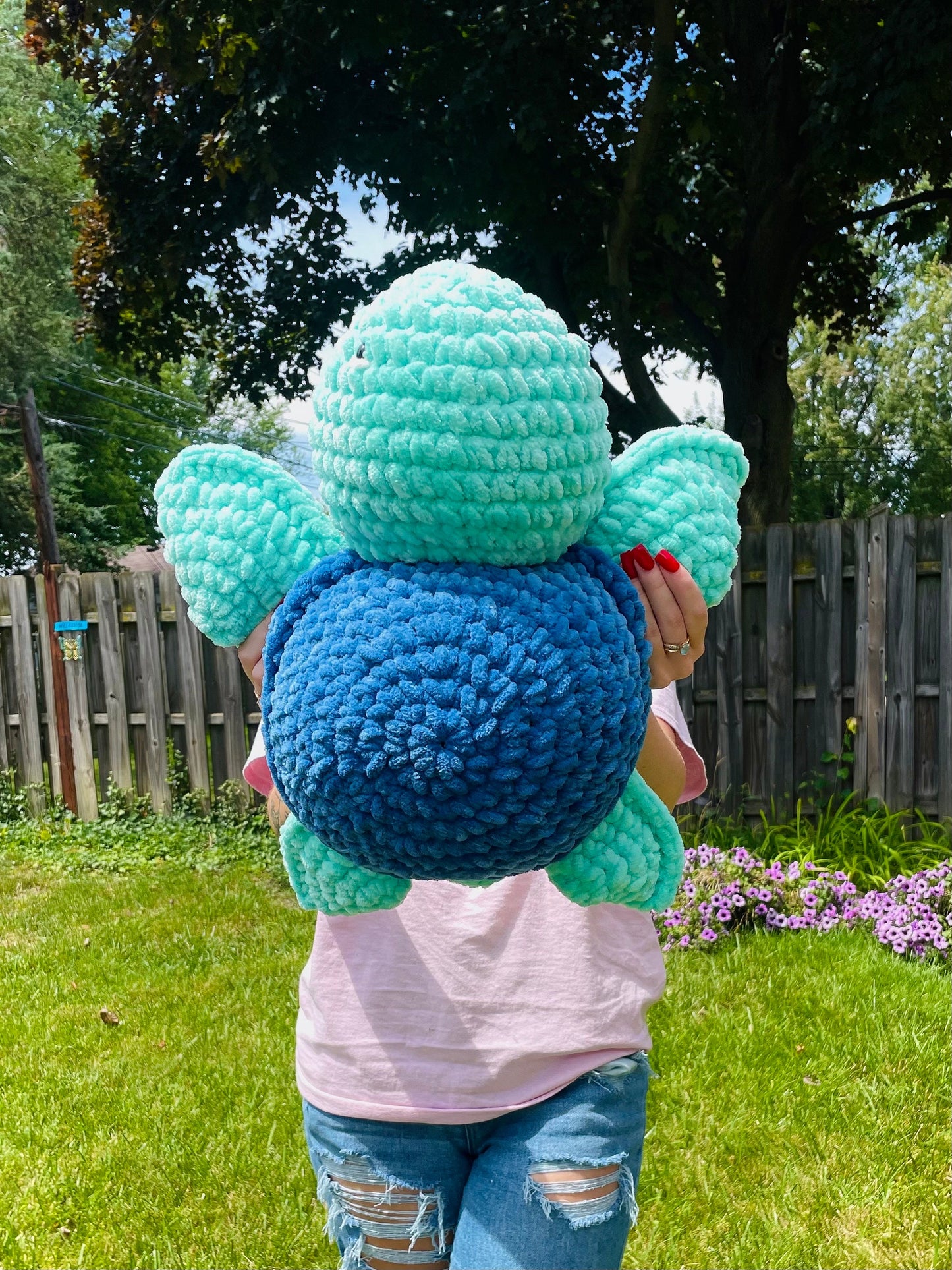 Jumbo Crochet Turtle