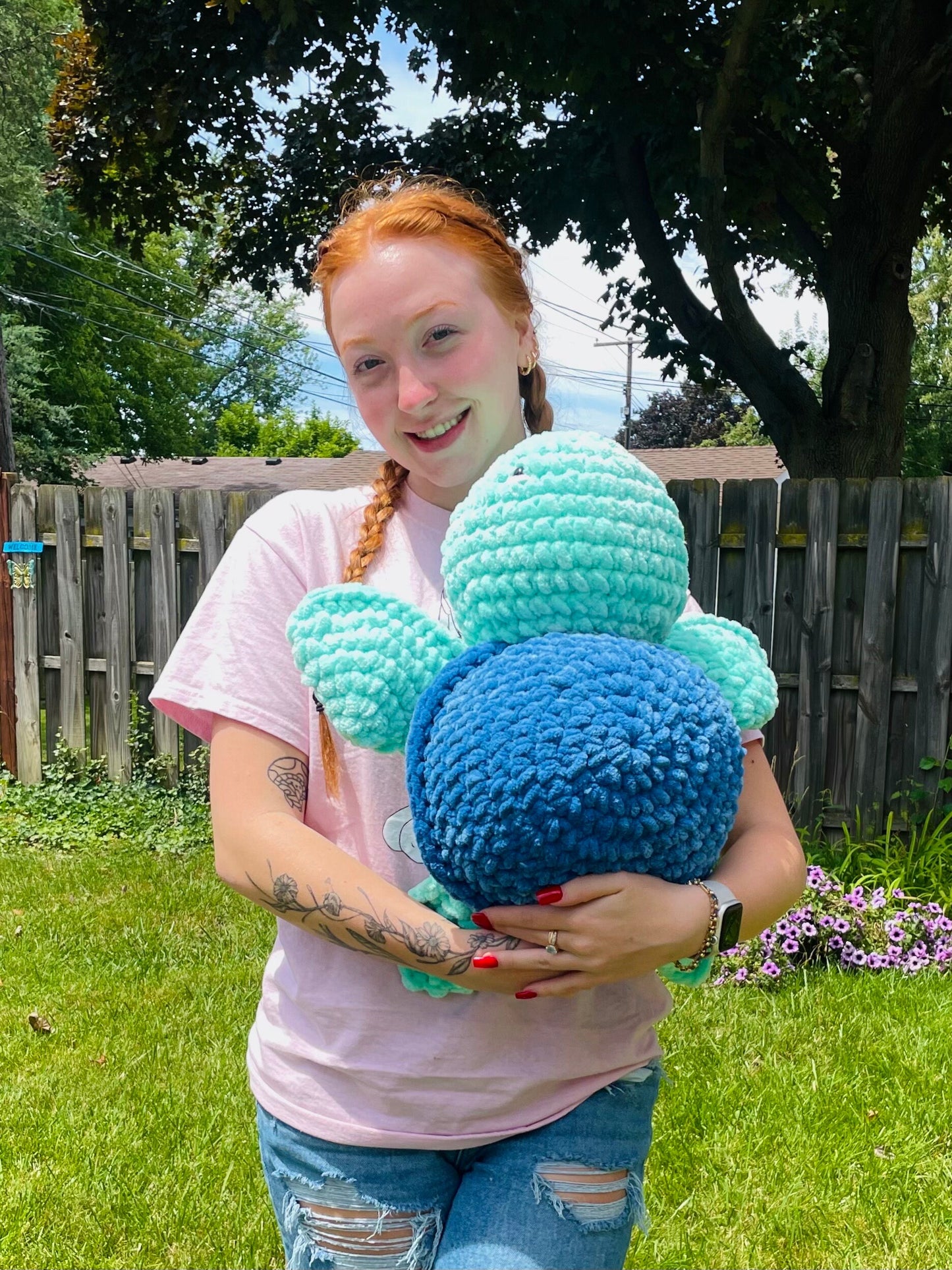 Jumbo Crochet Turtle