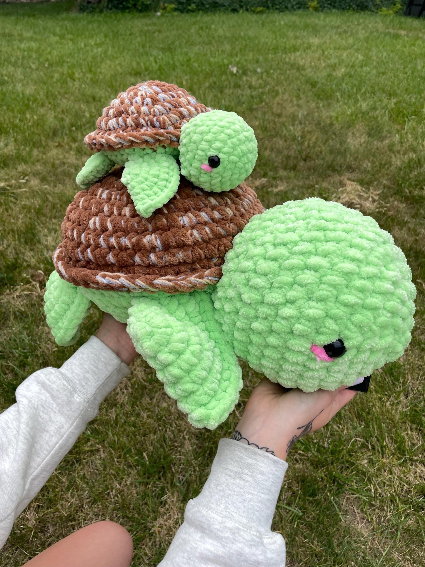Jumbo Crochet Turtle