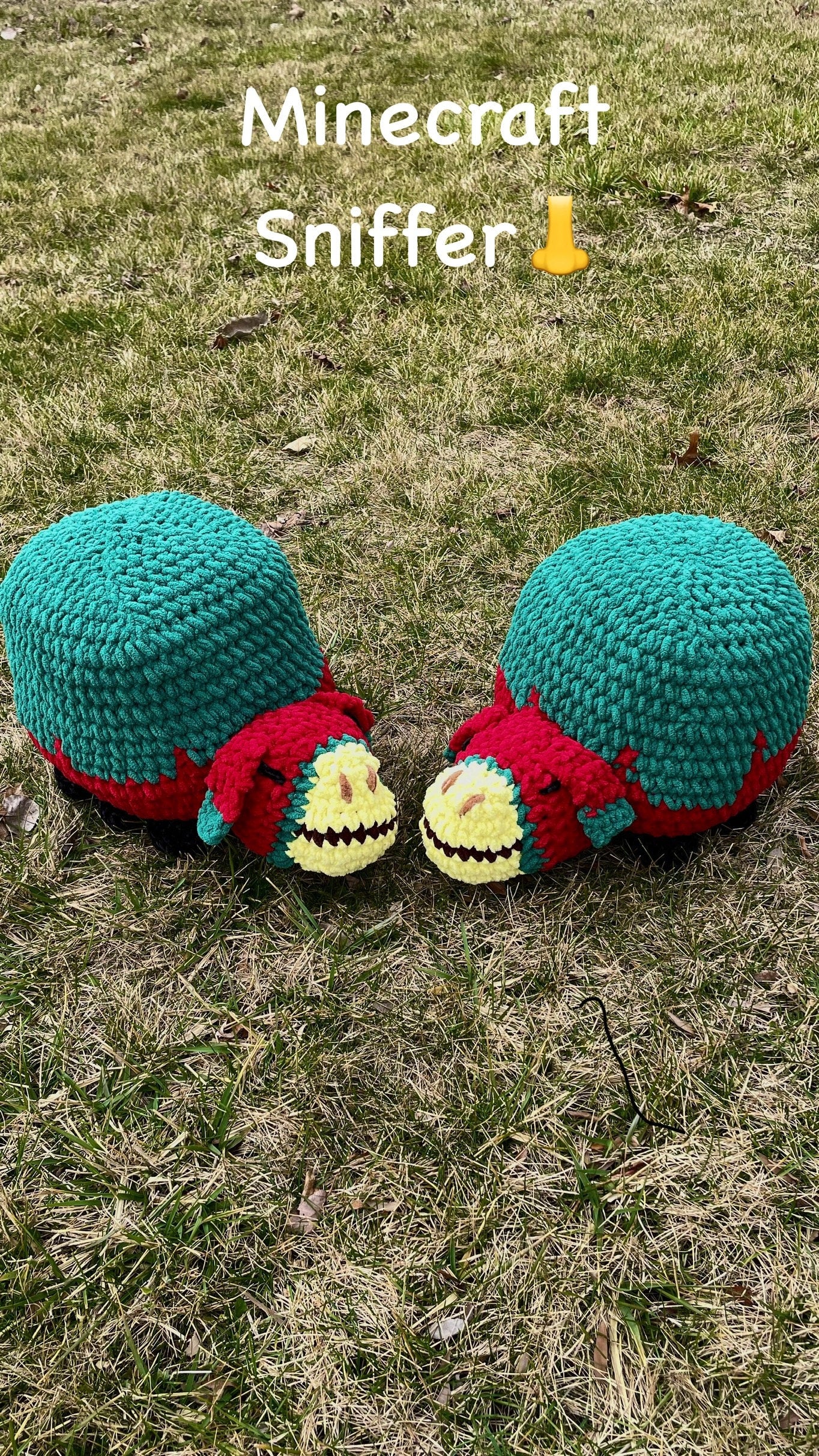 Minecraft Inspired Sniffer Crochet Plushie
