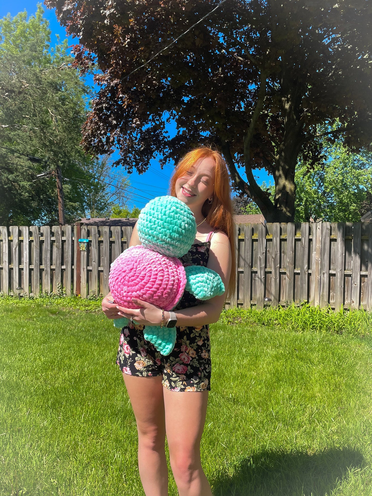 Jumbo Crochet Turtle